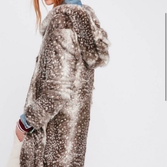 Free people fur cardigan. New without tags. - Picture 3 of 4